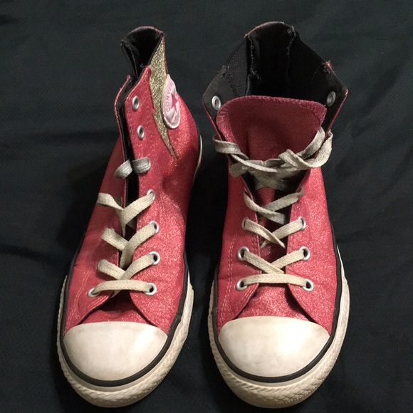 pink lightning bolt vans